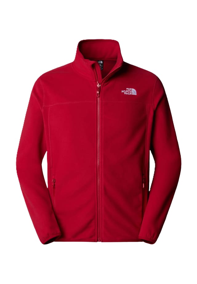 

Флисовая куртка "100 glacier" воротник-стойка The North Face, красный