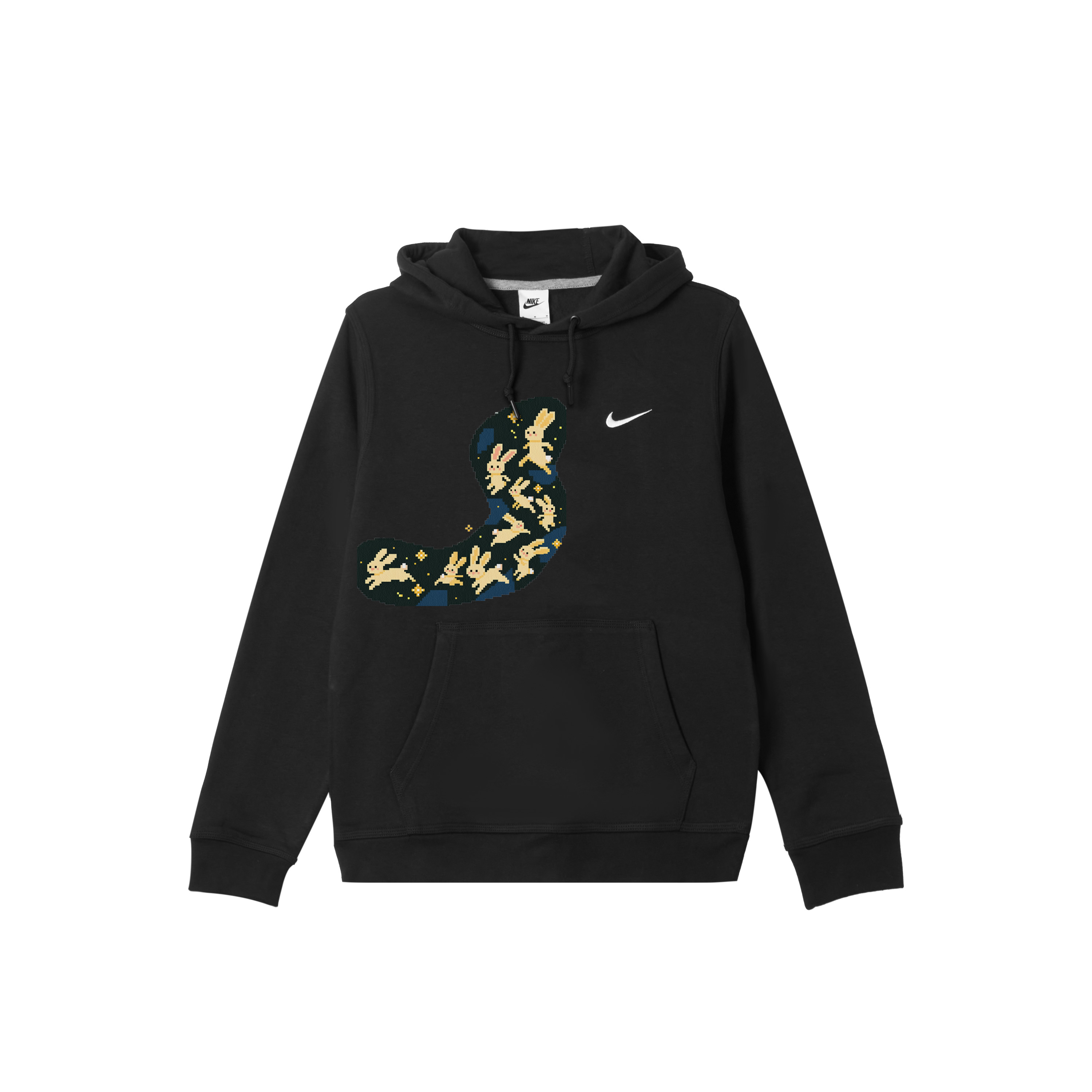 

Nike Мужская толстовка Club с капюшоном, черная, утепленная, стандартного размера