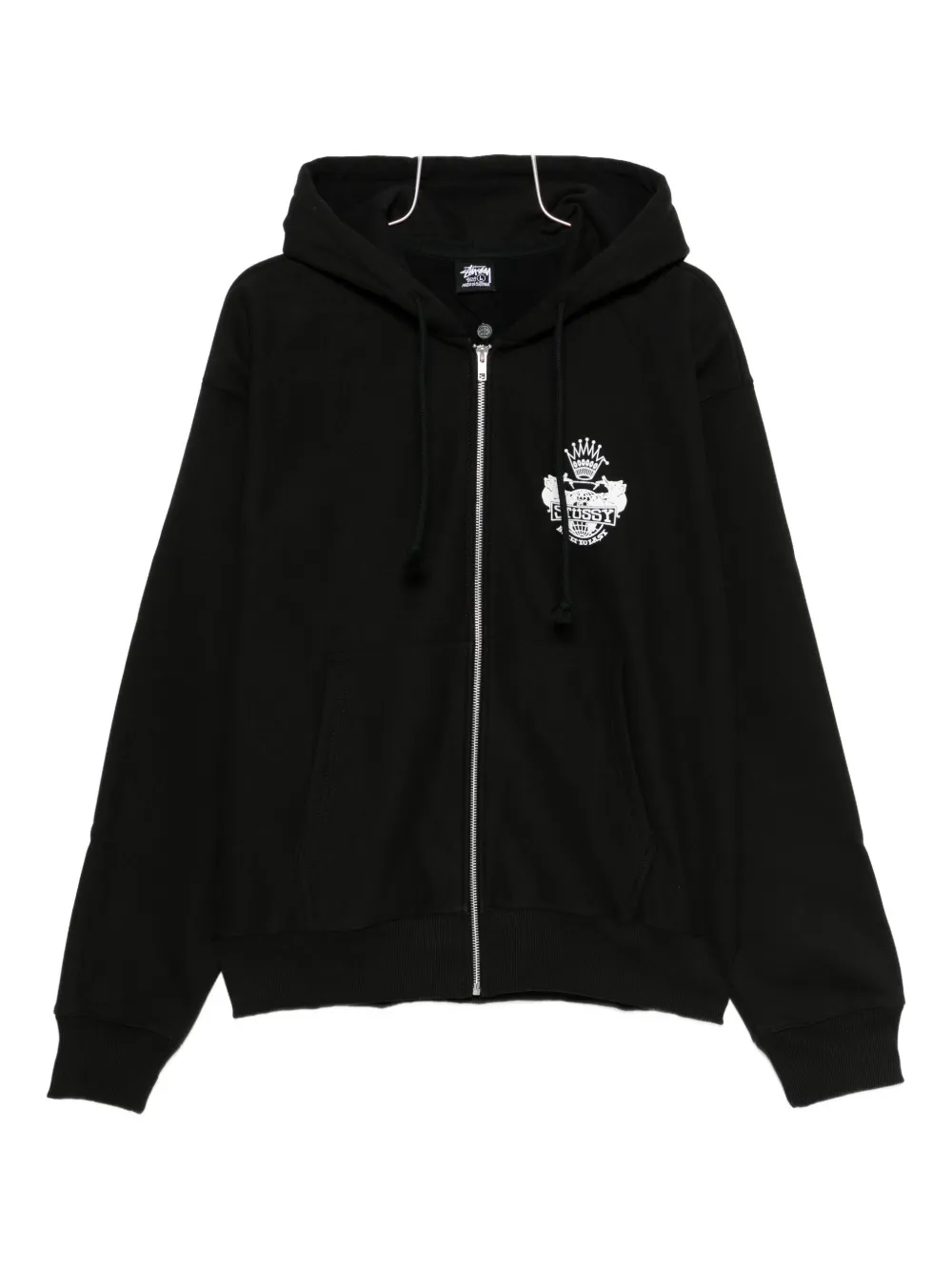 

Худи с принтом логотипа Stüssy, черный