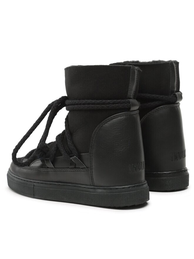Зимние ботинки женские Inuikii Botas de nieve из замши, черный — фото 3