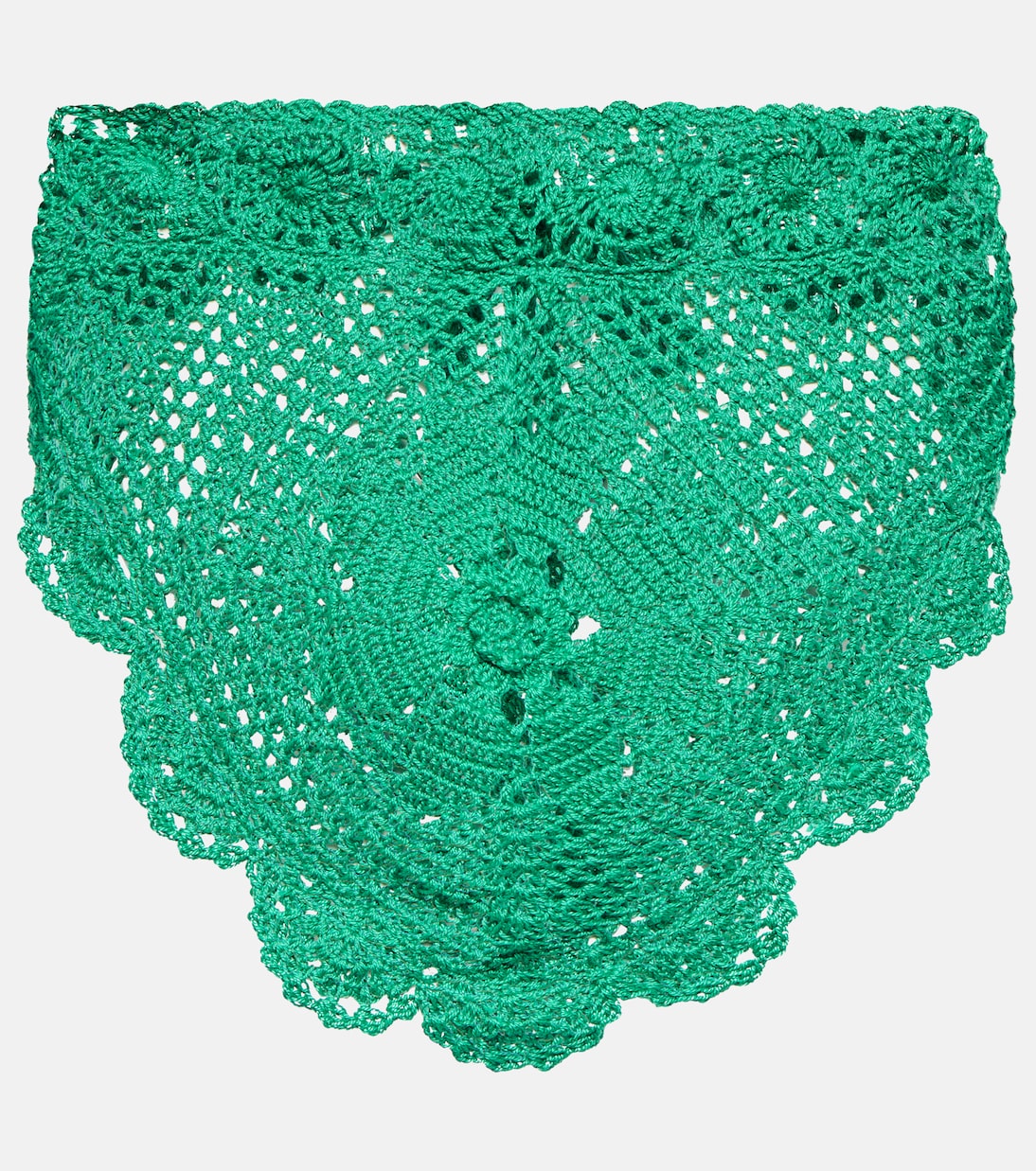 

Треугольный топ крючком Anna Kosturova, Bright Green