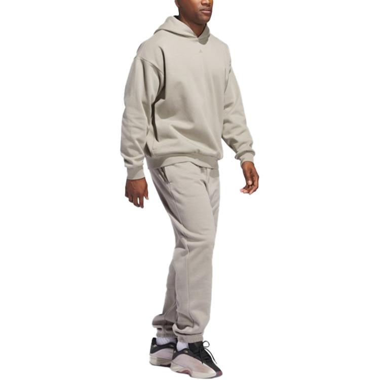 С AdiClub баскетбольная флисовая толстовка унисекс Adidas, серый — фото 4