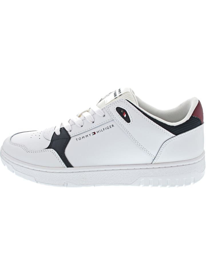 

Tommy Hilfiger Кроссовки TH Basket Core Lite Lth M белого цвета