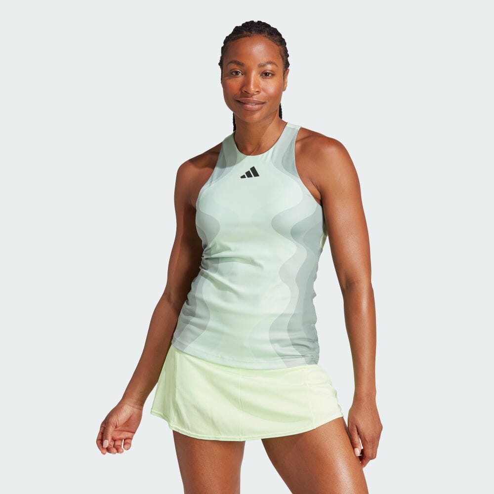 

Топ Adidas Tennis HEAT. RDY Pro Y Tank Top, цвет Semi Green Spark/Green Spark