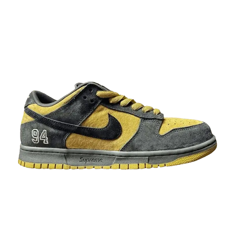 

Кеды Nike Supreme x Dunk Low SB 'Camper Green', зеленый