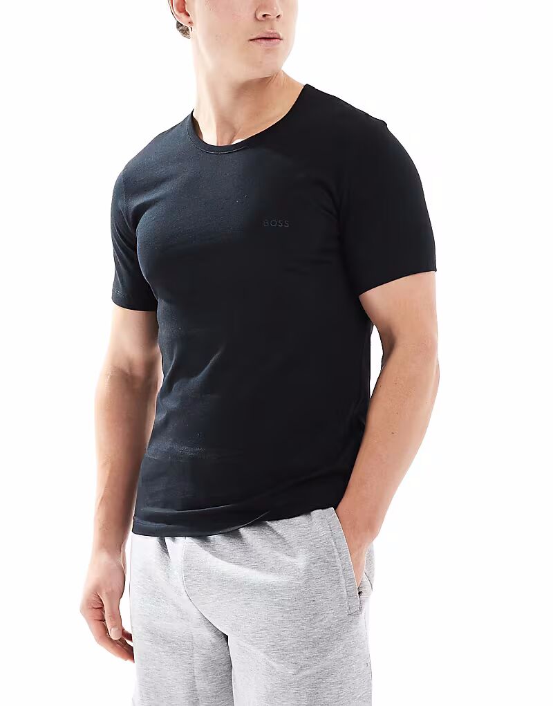 

Упаковка из 3 футболок с логотипом Boss Bodywear белого, черного и бежевого цветов BOSS Orange