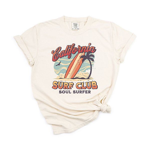 

Футболка California surf club garment dyed Simply Sage Market, Ivory, Зеленый, Футболка California surf club garment dyed Simply Sage Market, Ivory