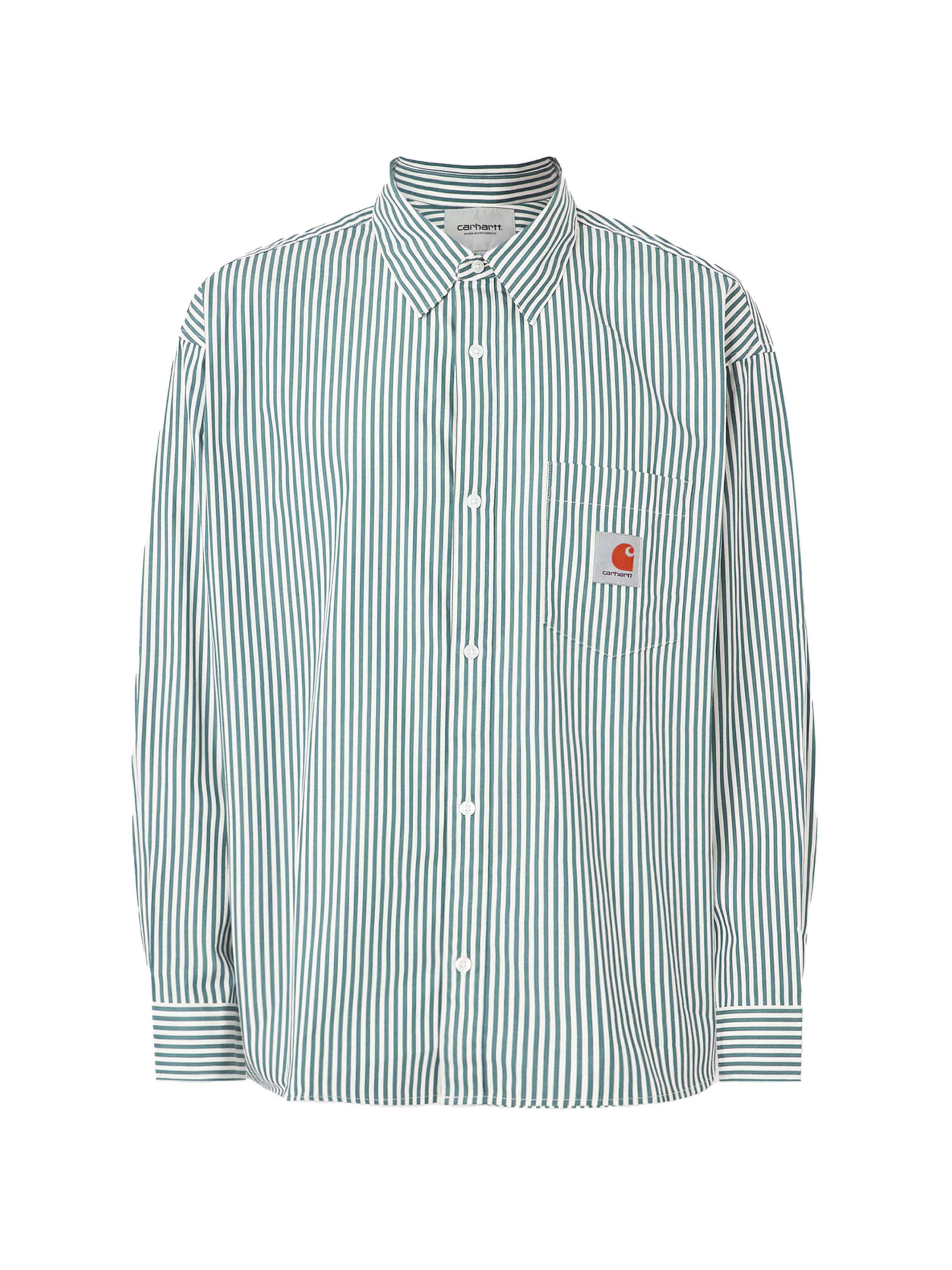 

Carhartt WIP Рубашка на пуговицах 'Daldry' Regular fit в цвете Jade