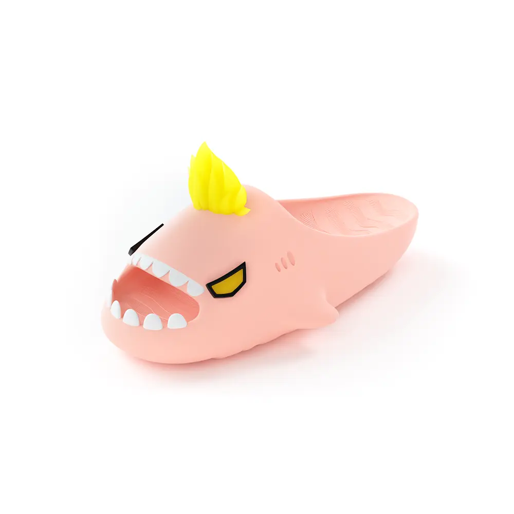

HelloSlippers Акульи слайдеры ультраформы унисекс розовые, цвет Pink