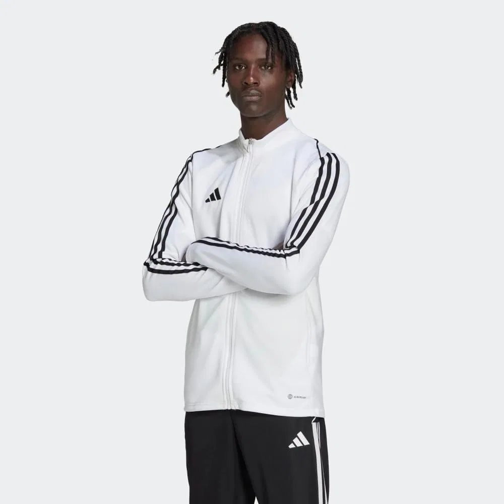 Тренировочная куртка adidas, белый — фото 2