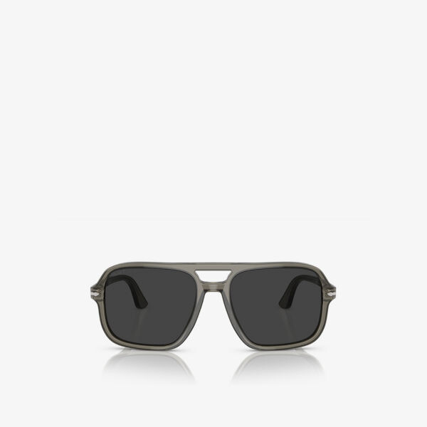 

PO3328S солнцезащитные очки в ацетатной оправе в пилотной оправе Persol, серый