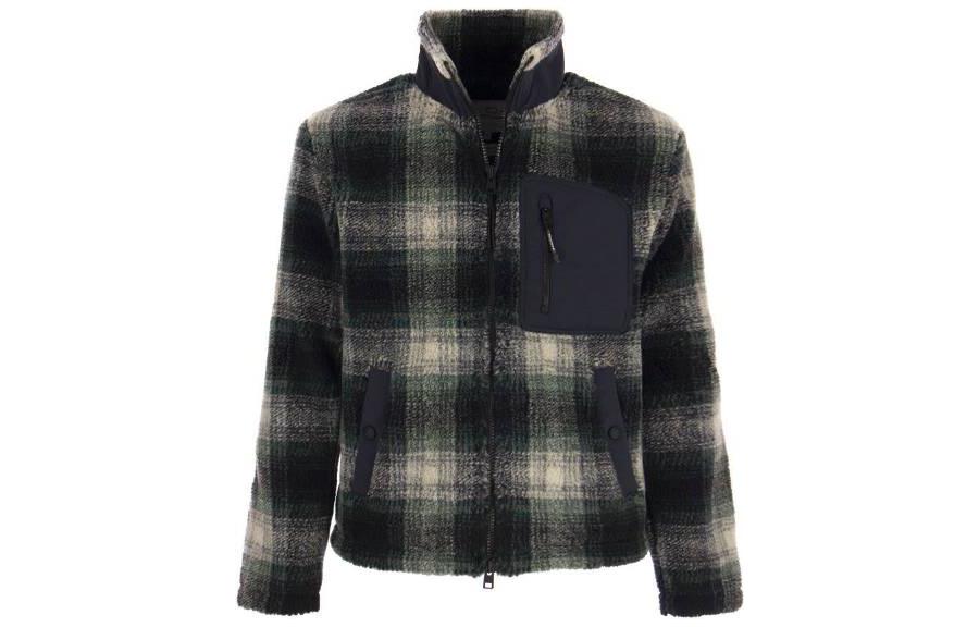 

WOOLRICH Приталенный жакет с воронкообразным воротником, Black