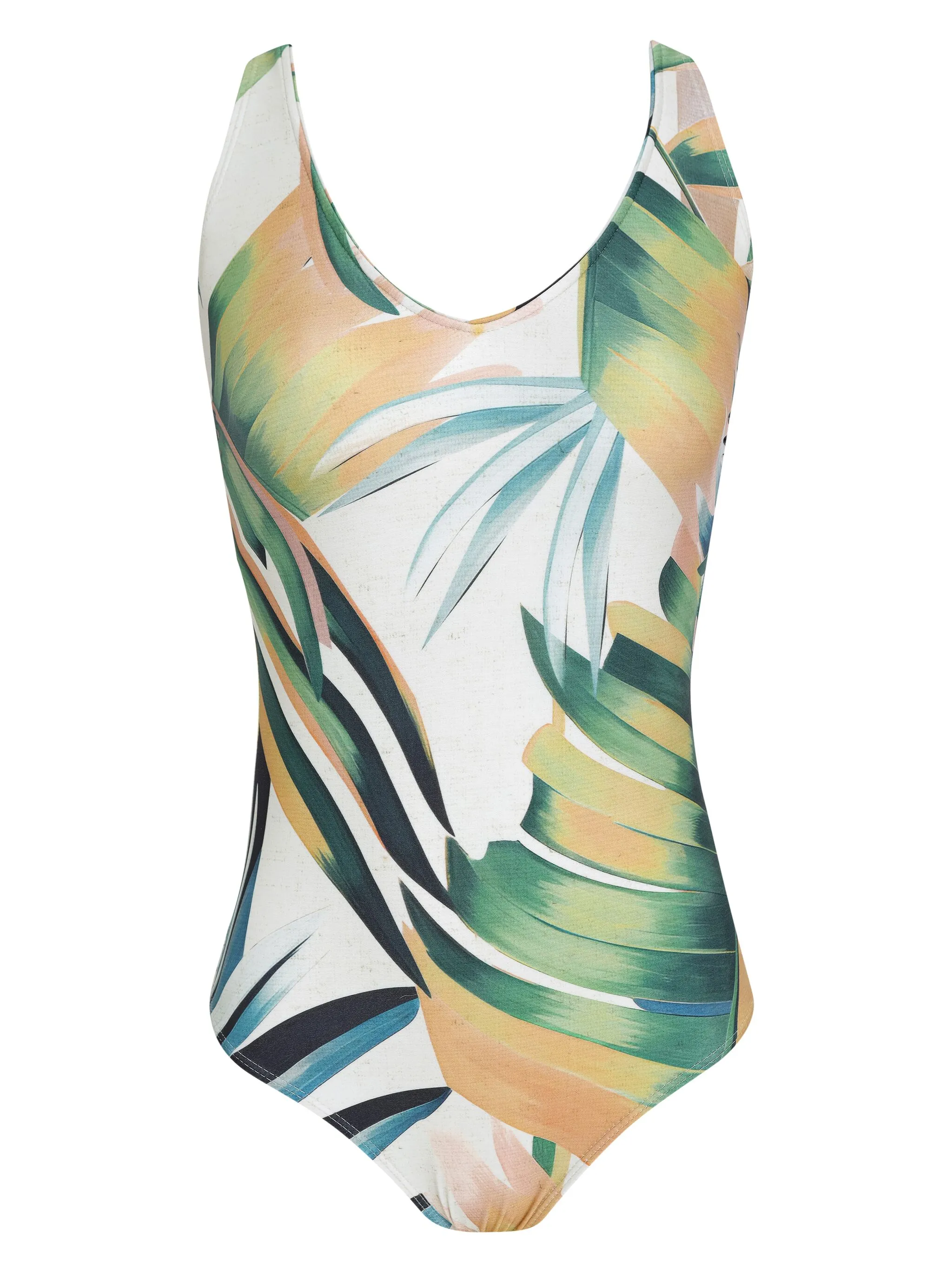 

Купальник с цветочным принтом Lygia & Nanny, белый