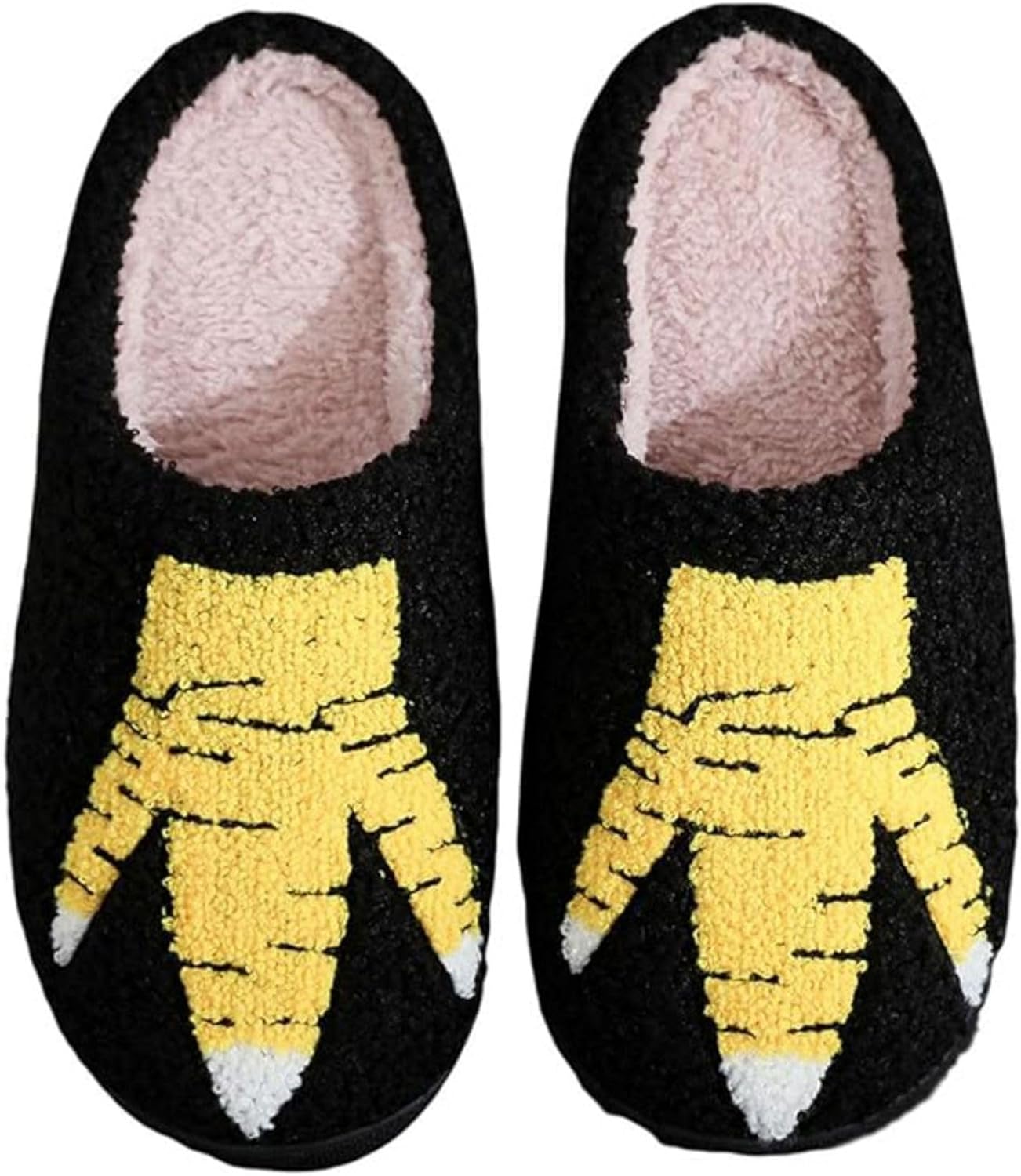 

Женские и мужские тапочки YJEUS с дизайном сердца, клубничной вишни, грибов, глаза-оберега и мультяшного кота - удобные домашние тапочки с эффектом памяти и плюшевой подкладкой для пары, Chicken Feet