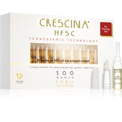 

Transdermic 500 Re-Growth 4 мл - Лечение роста волос для женщин Crescina