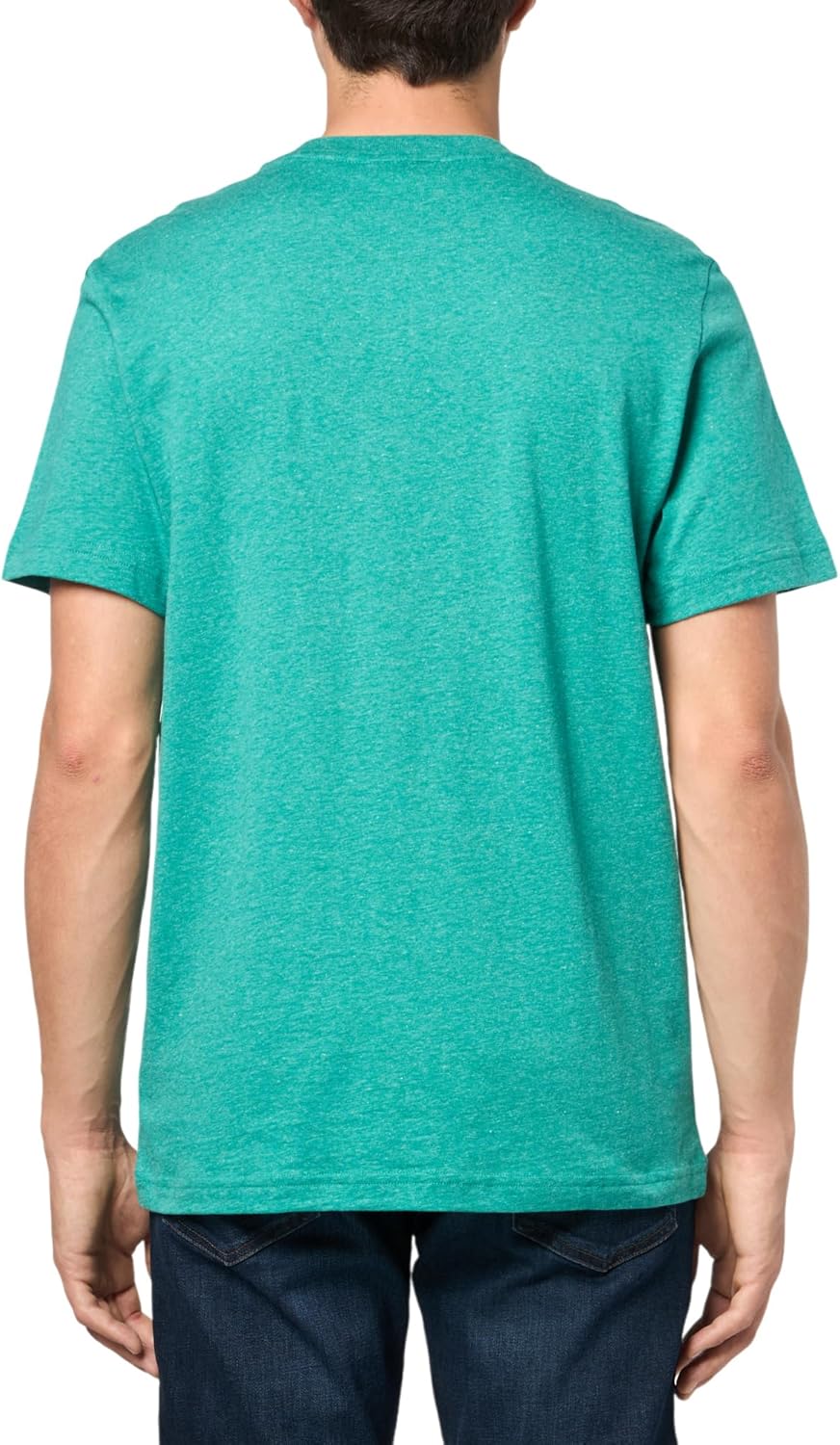 Мужская футболка Lacoste Regular Fit из плотного джерси, Fluorine Neps — фото 2