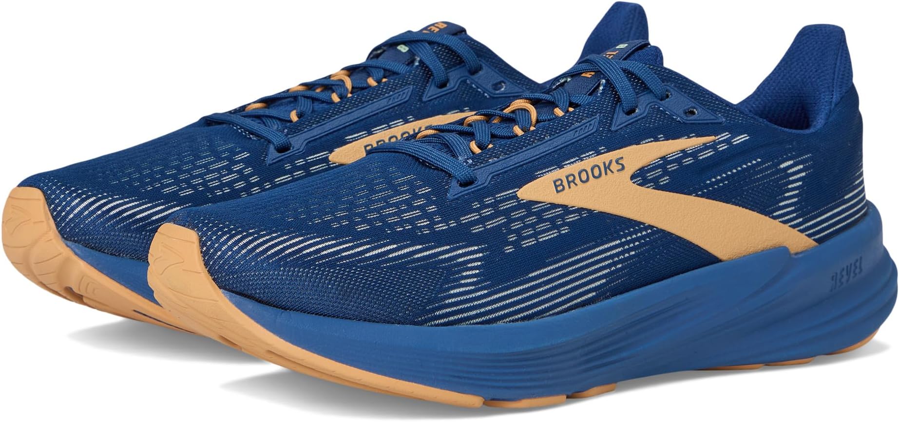 

Кроссовки Brooks Revel 8, цвет Blue/Honeydew/Taffy