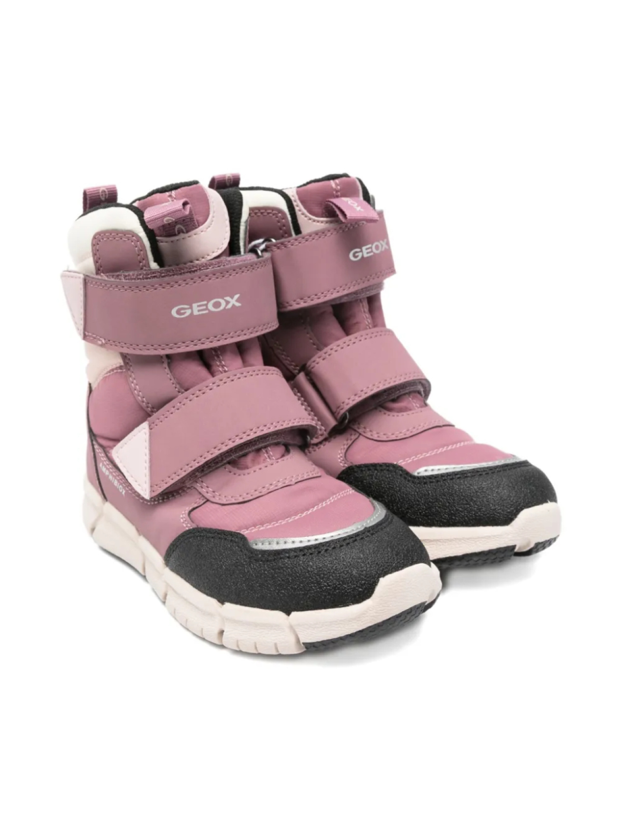 

Ботинки Geox Kids flexyper с липучками, розовый