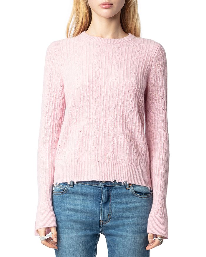 

Кашемировый свитер Jonasson Zadig & Voltaire, розовый