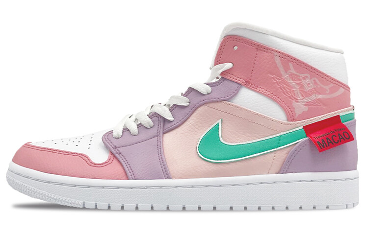

Баскетбольные кроссовки Air 1 Vintage женские, среднего размера, лиловые Jordan, Розовый, Баскетбольные кроссовки Air 1 Vintage женские, среднего размера, лиловые Jordan