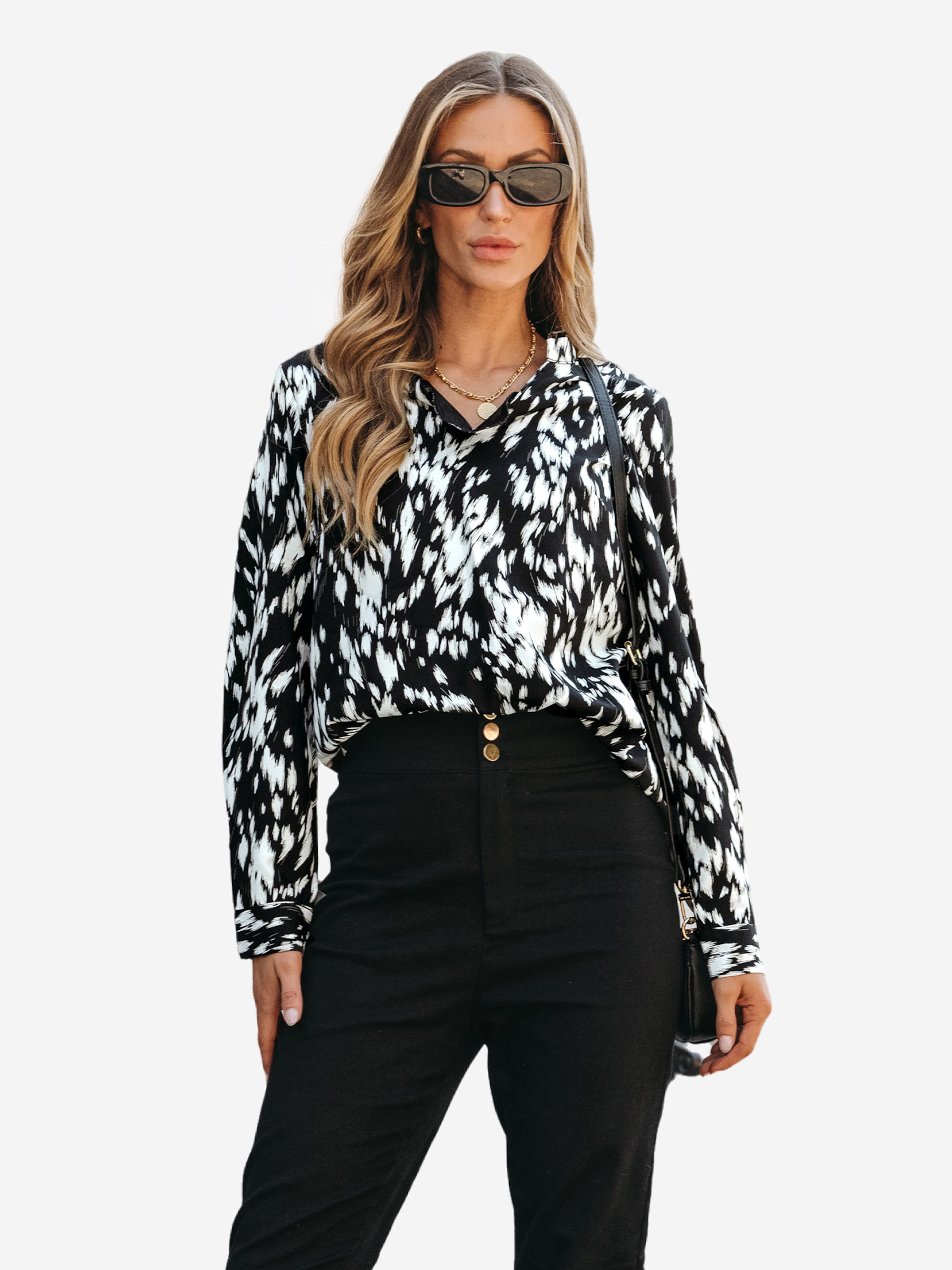 

Cupshe Блузка 'CAA04D3K005AC' в черном цвете