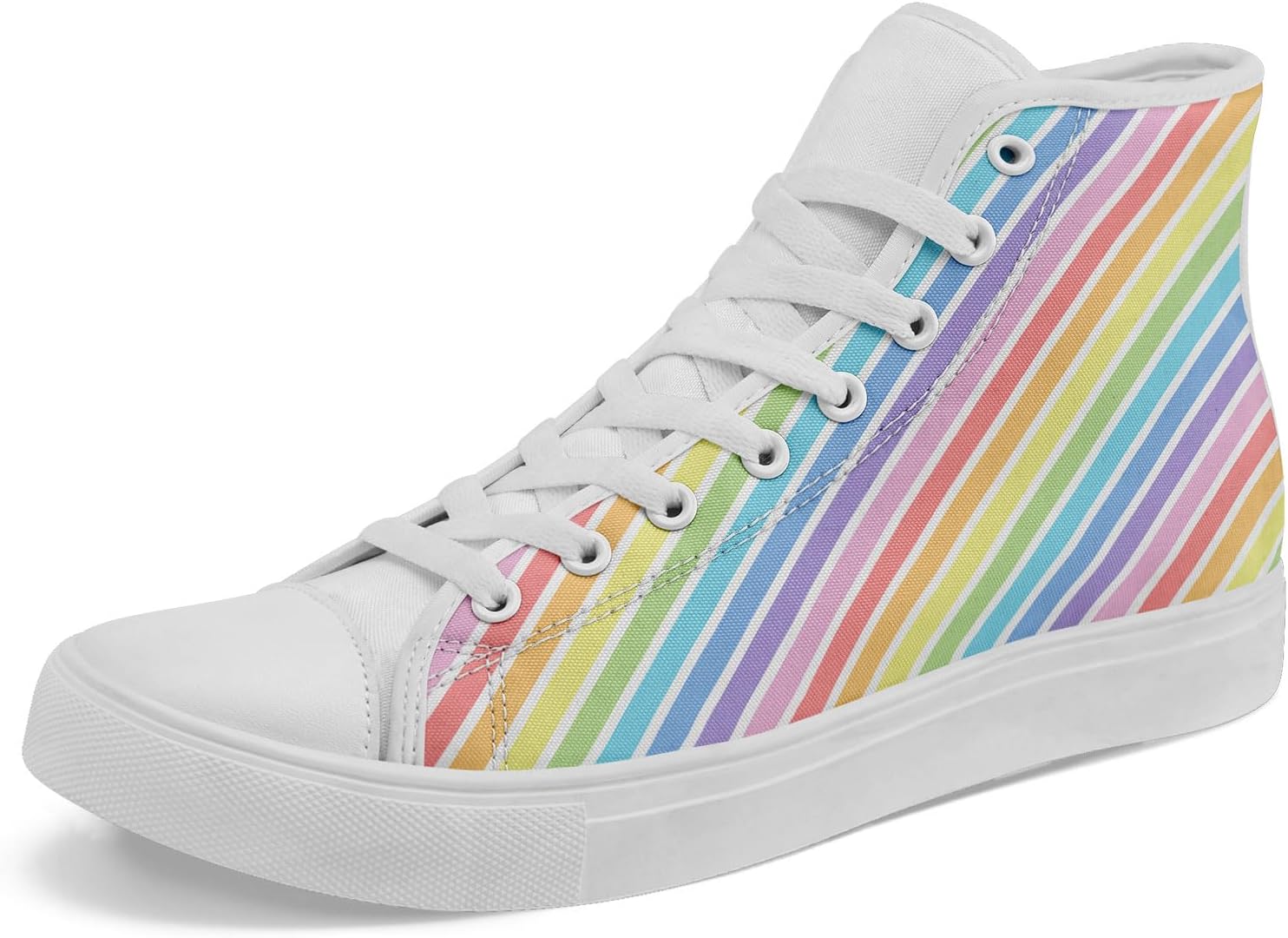 

Кеды на высоком подъеме весна-лето для мальчиков и девочек, дышащие, легкие, с удобной резиновой подошвой, повседневная обувь для улицы Awsole, белый