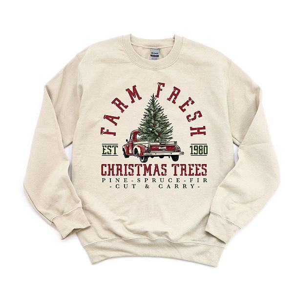 

Свитшот Farm fresh truck and tree Simply Sage Market, Зеленый, Свитшот Farm fresh truck and tree Simply Sage Market