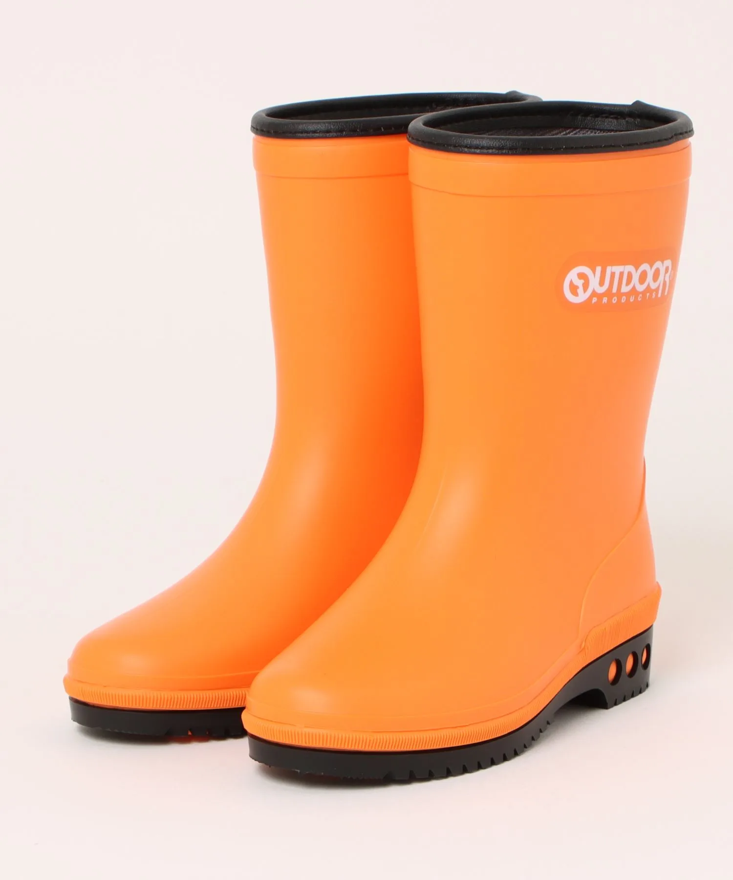 Детские резиновые сапоги OUTDOOR PRODUCTS логотип оранжевые — фото 3