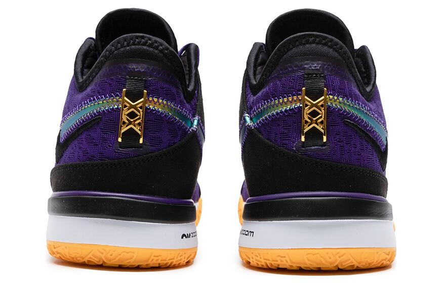 Мужские баскетбольные кроссовки Nike LeBron NXXT Gen, Судно-фиолетовый/Светлый чертополох Хизер/Университетское золото/Черный — фото 4