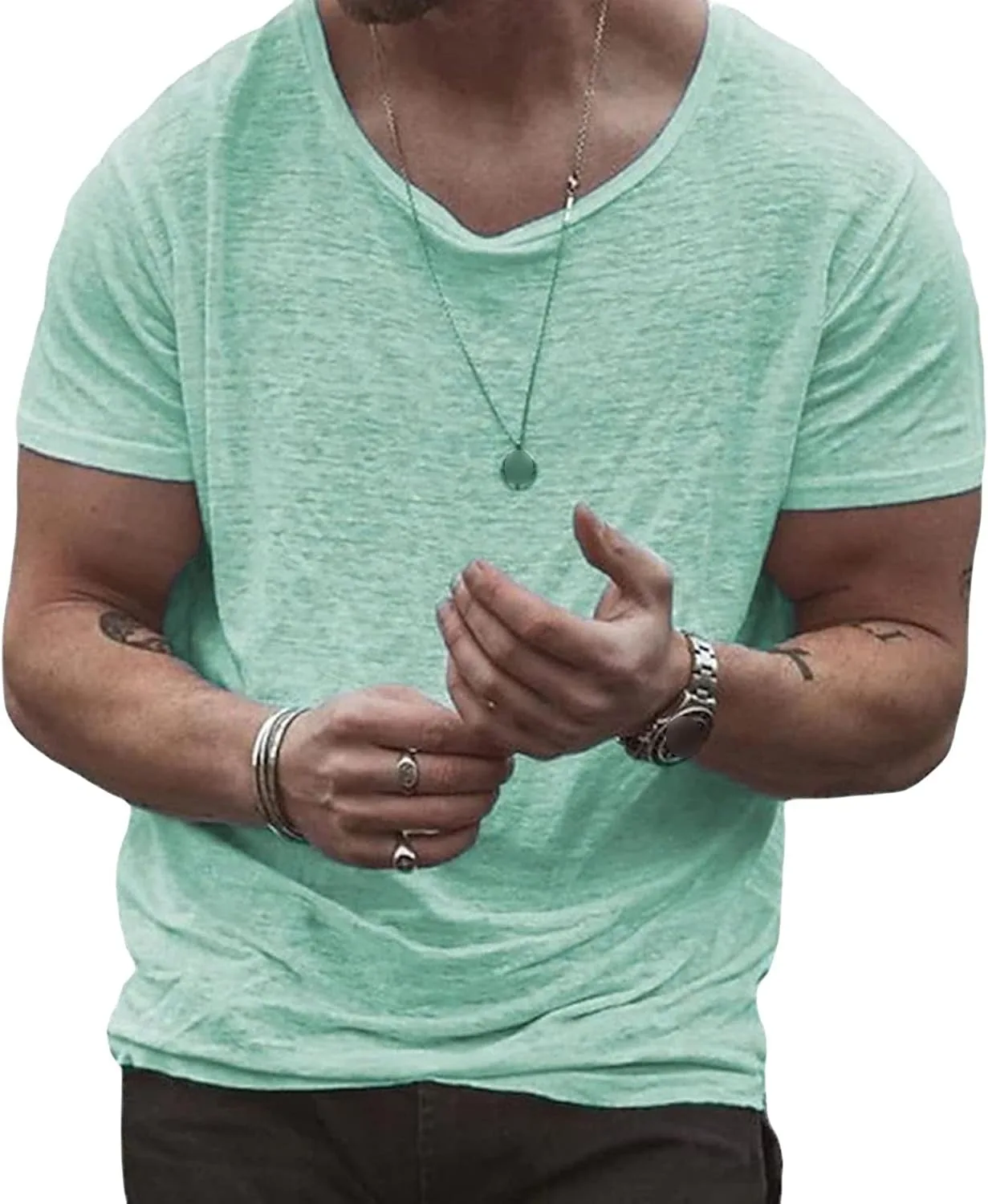 

Мужская футболка Slim Fit Soft Casual Classic