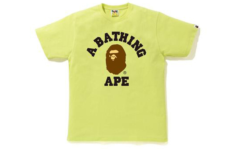 A BATHING APE Мужская футболка, Зеленый — фото 4