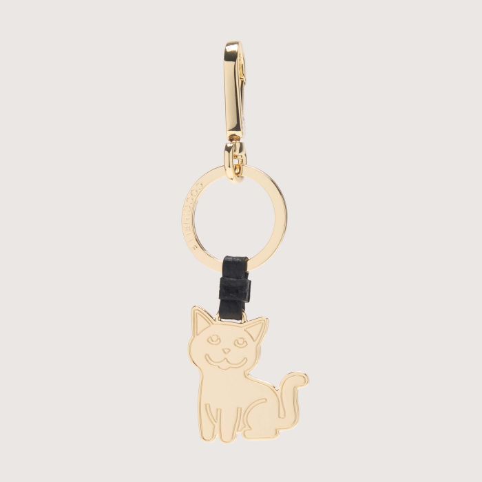 

Брелок Coccinelle Basic Metal Light gold, цвет Noir