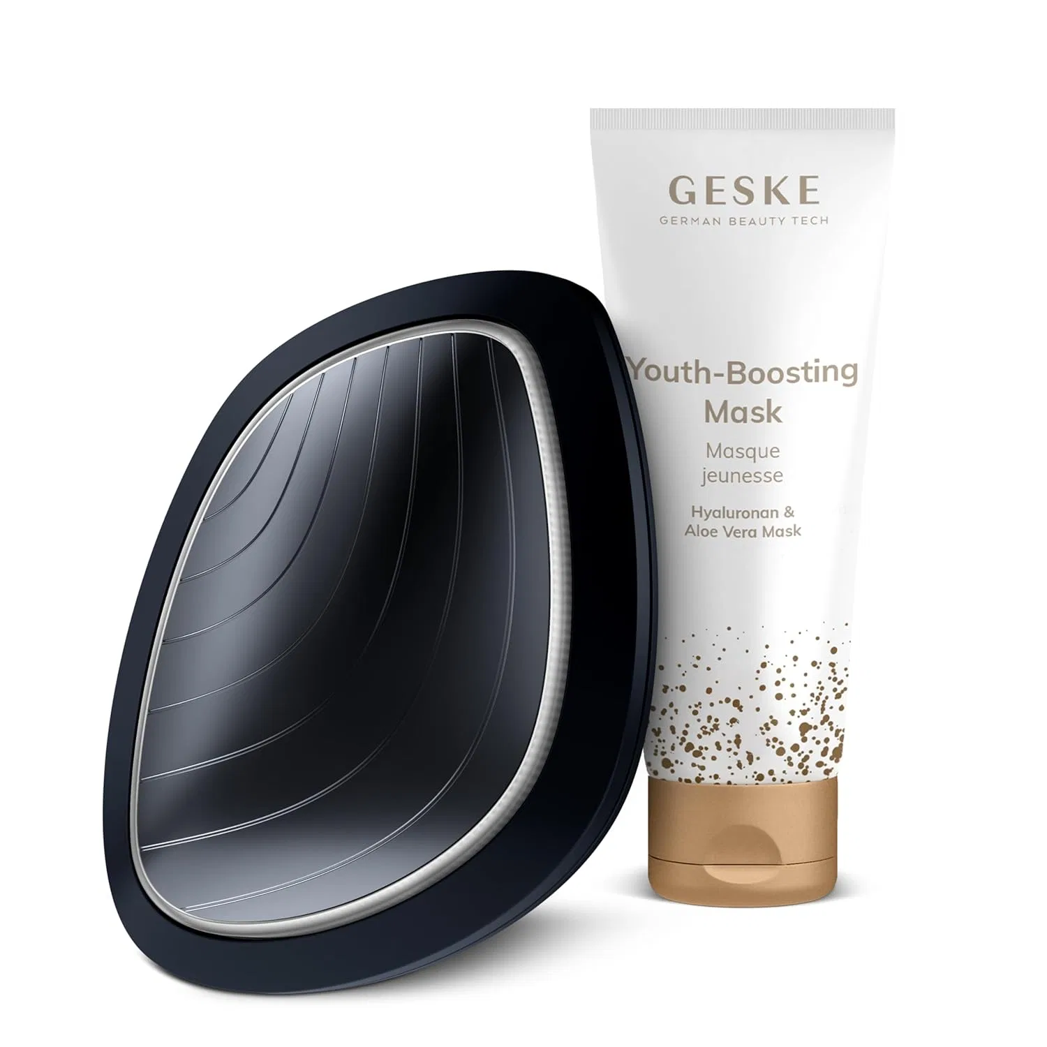 Маска для лица Geske — LED- «SmartAppGuided Sonic Warm & Cool Mask 9 in » от , Black Cosmetic Bundle