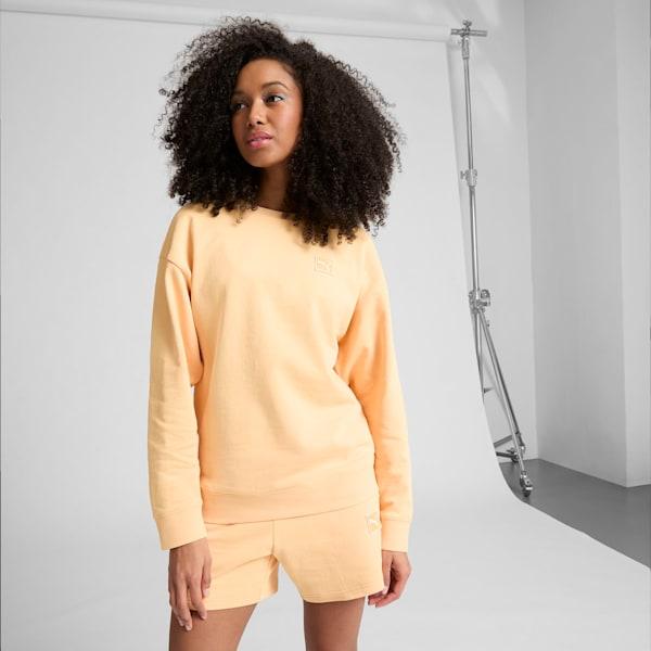 

Женская комфортная толстовка Crew Puma Elevated Essentials, оранжевый