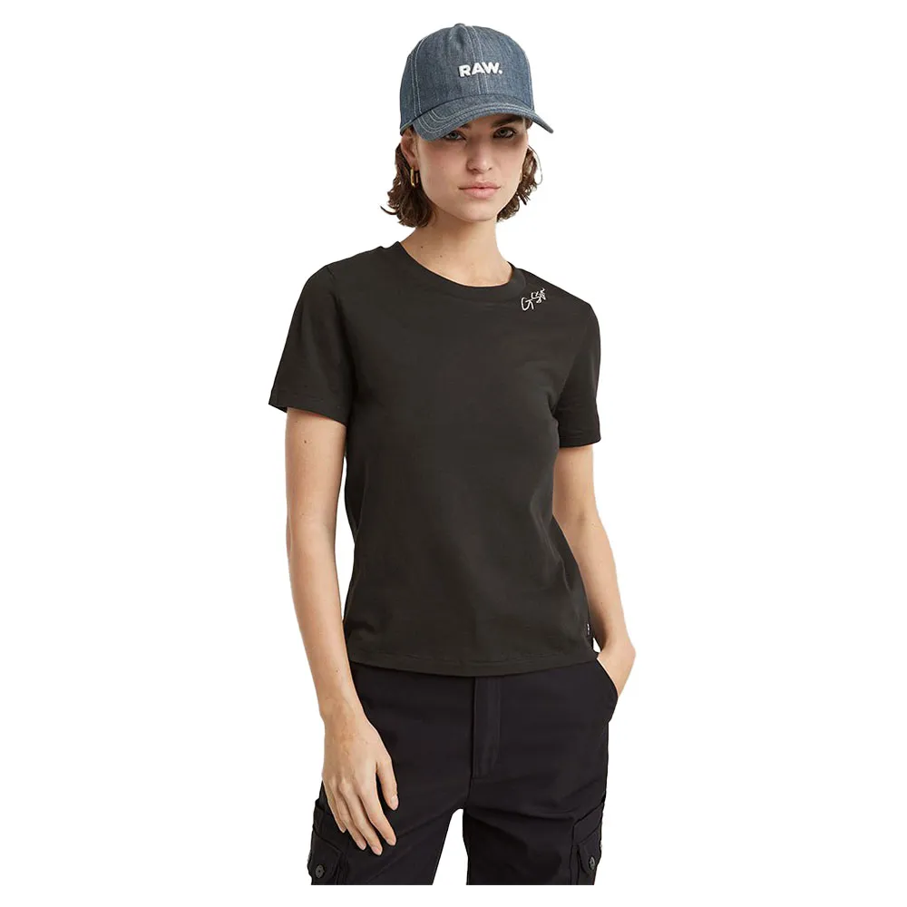 

Футболка G-Star Faux Embro Logo R T, черный