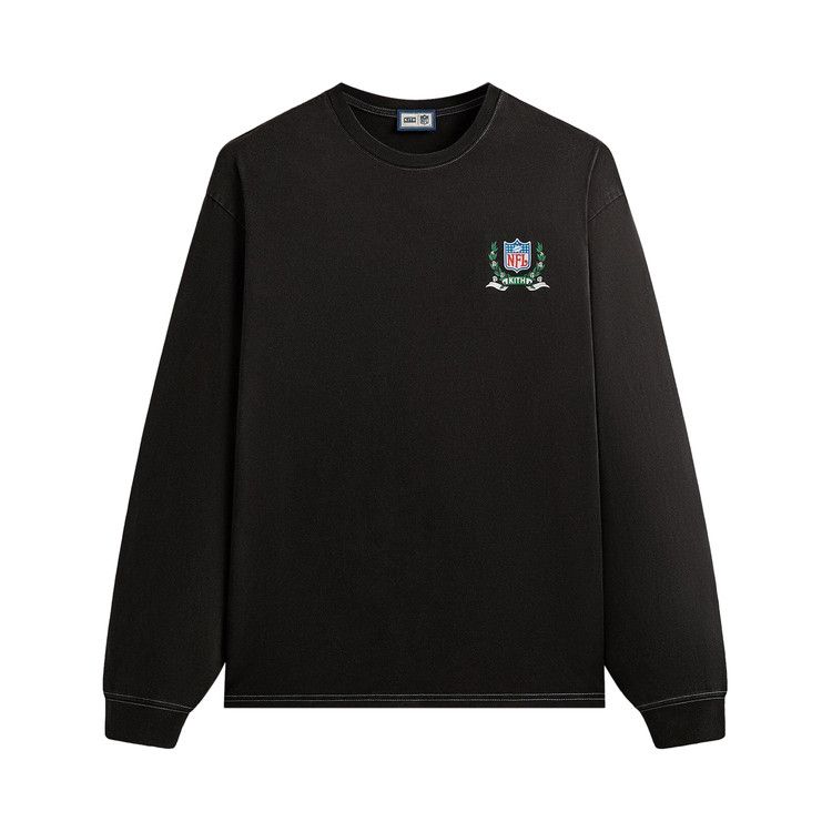 

Футболка Kith &, 47 for the NFL: Eagles Vintage Long Sleeve Tee, Black