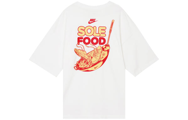 Футболка Nike Sportswear Sole Food T-Shirt 'White', белый — фото 4