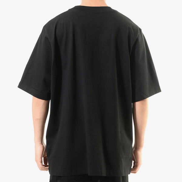 Футболка adidas originals Round Neck Short Sleeve Black, черный — фото 4