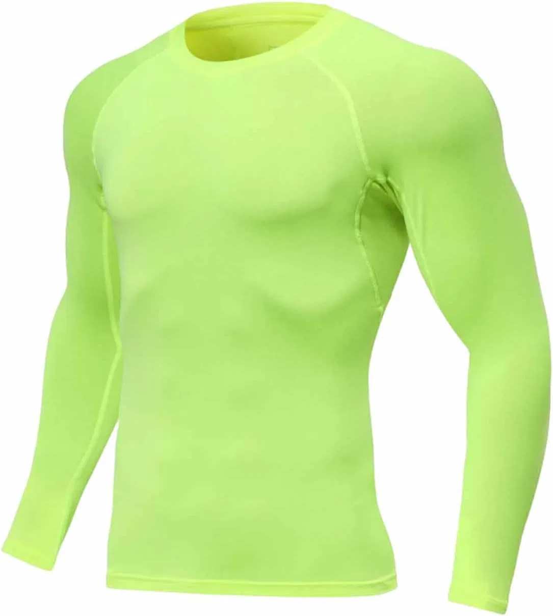 Компрессионная футболка с длинным рукавом, мужская, Athletic, 1-green