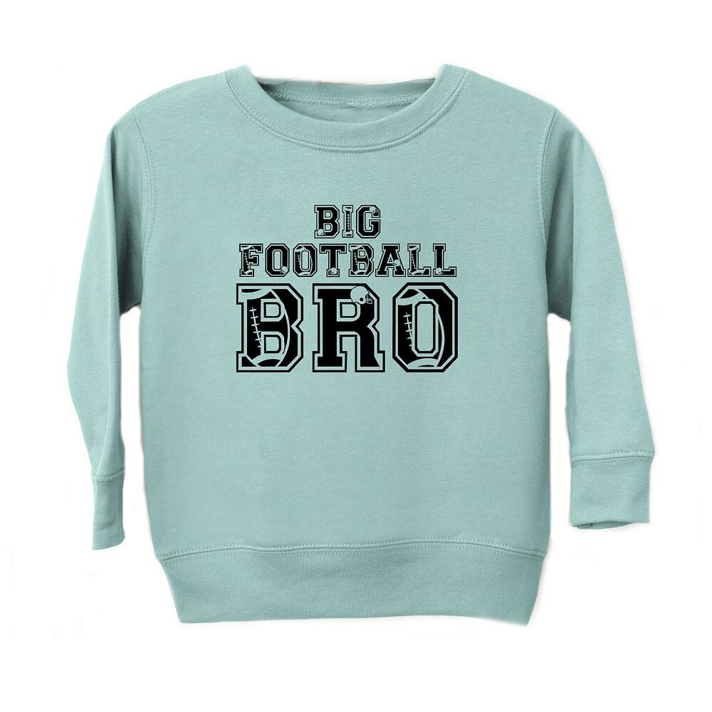 

Толстовка с рисунком для малышей Big Football Bro The Juniper Shop, цвет Seafoam