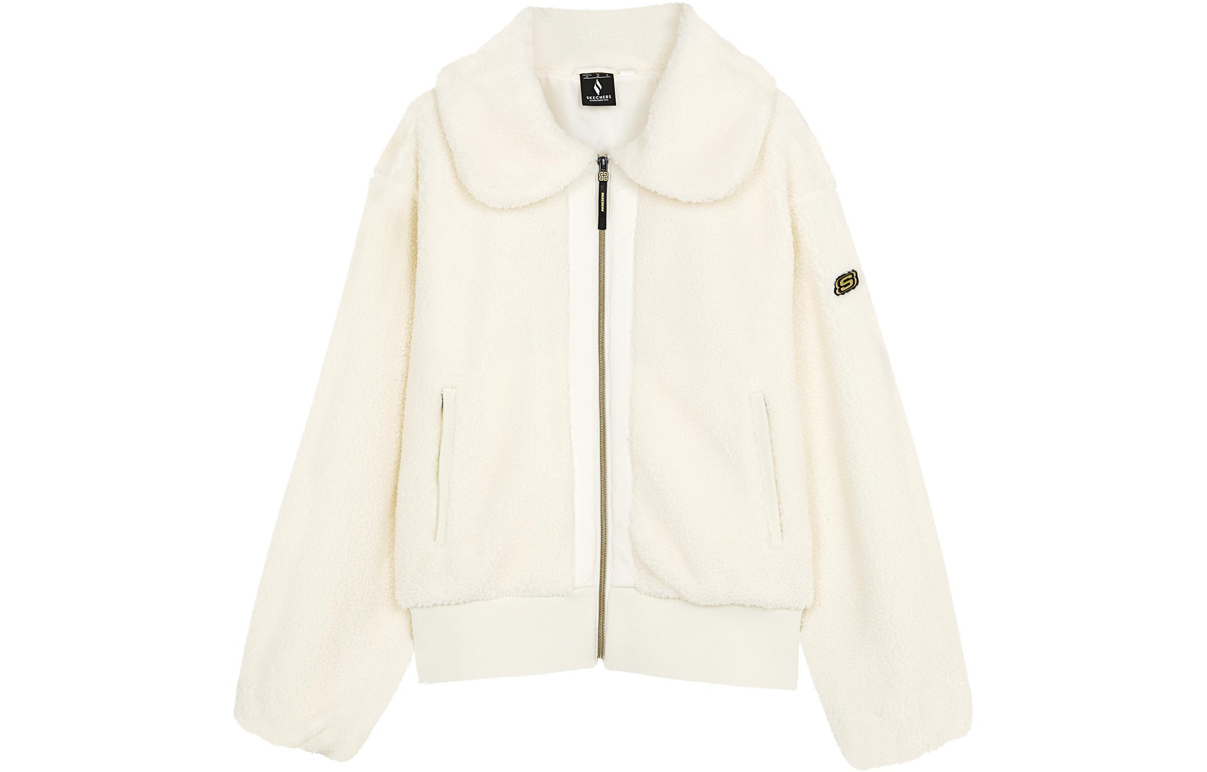 

Skechers Бархатное пальто женское, кремово-бежево-белое