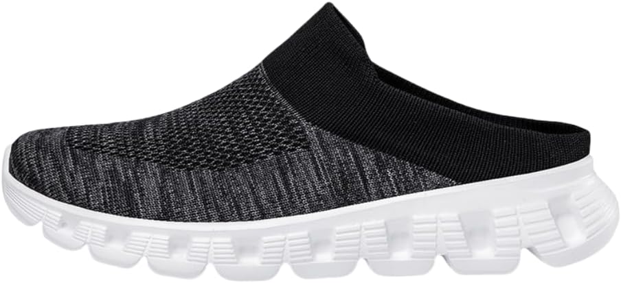 

Мужские дышащие кроссовки Hhhchpm, легкие мужские кроссовки без шнурков, повседневная обувь для активного отдыха на улице, белый/черный