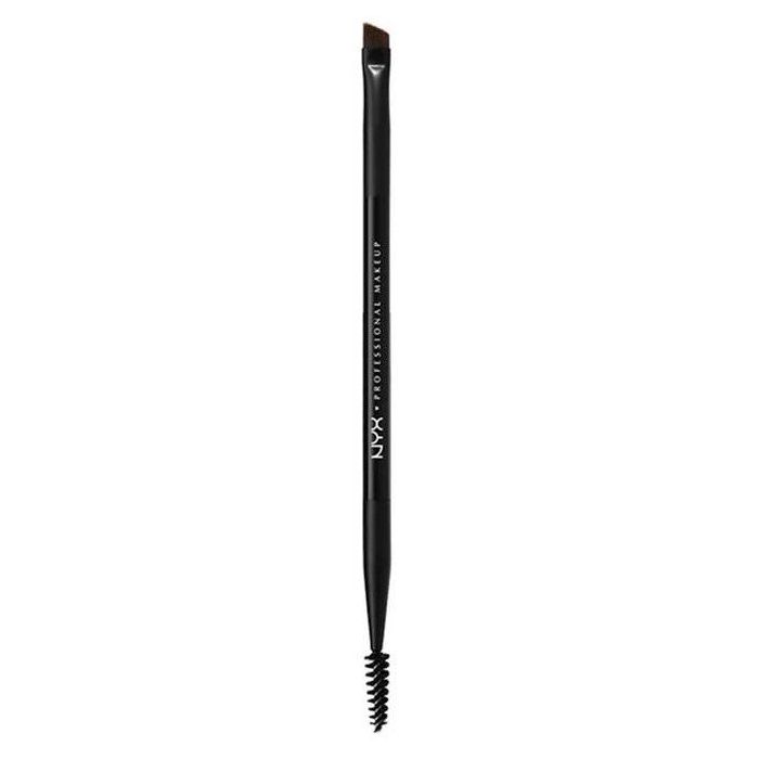 

Косметическая кисть Pro Dual Brow Brush Brocha para Cejas Nyx Professional Make Up, Negro