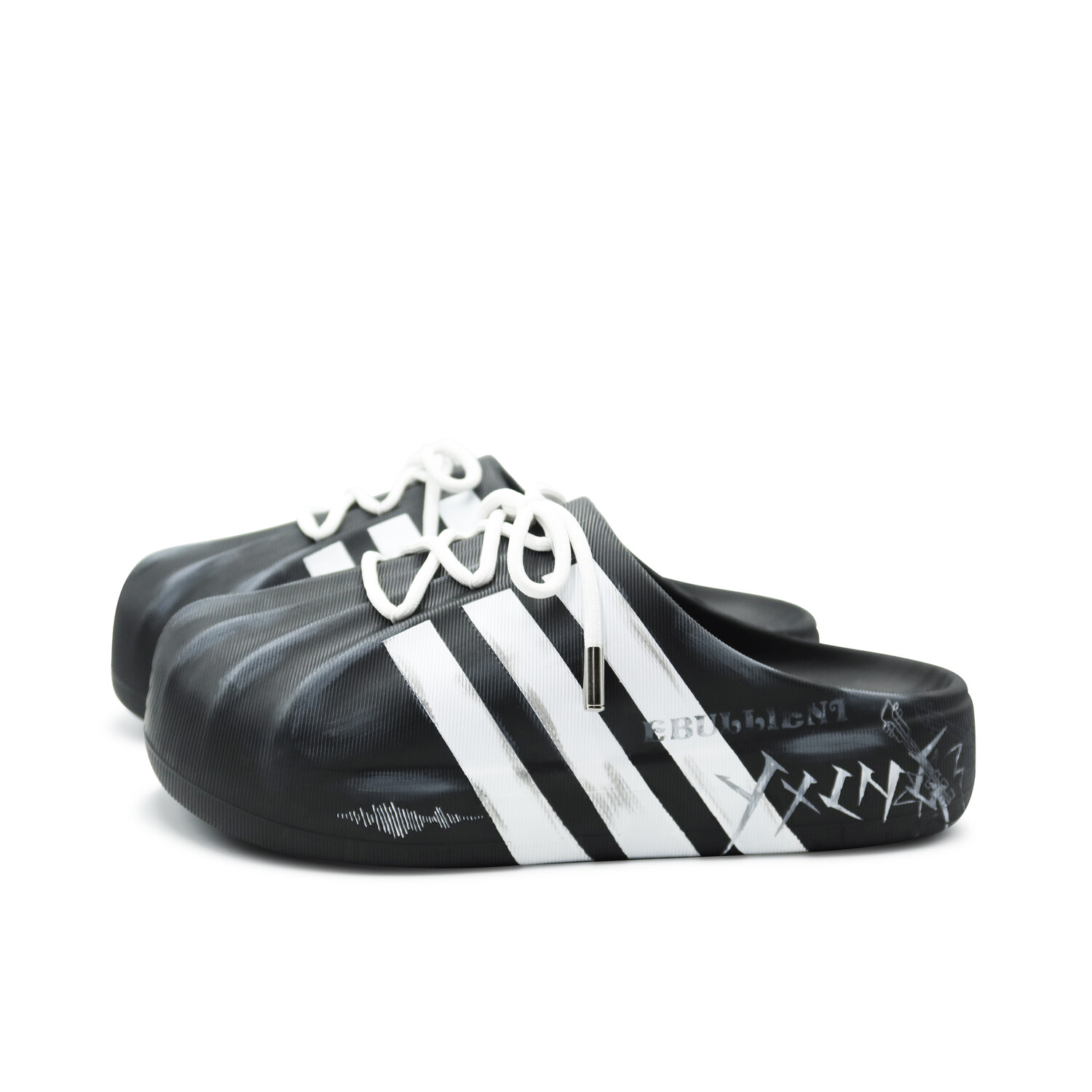 Adidas originals Тапочки унисекс AdiFOM Superstar, Black/White — фото 3