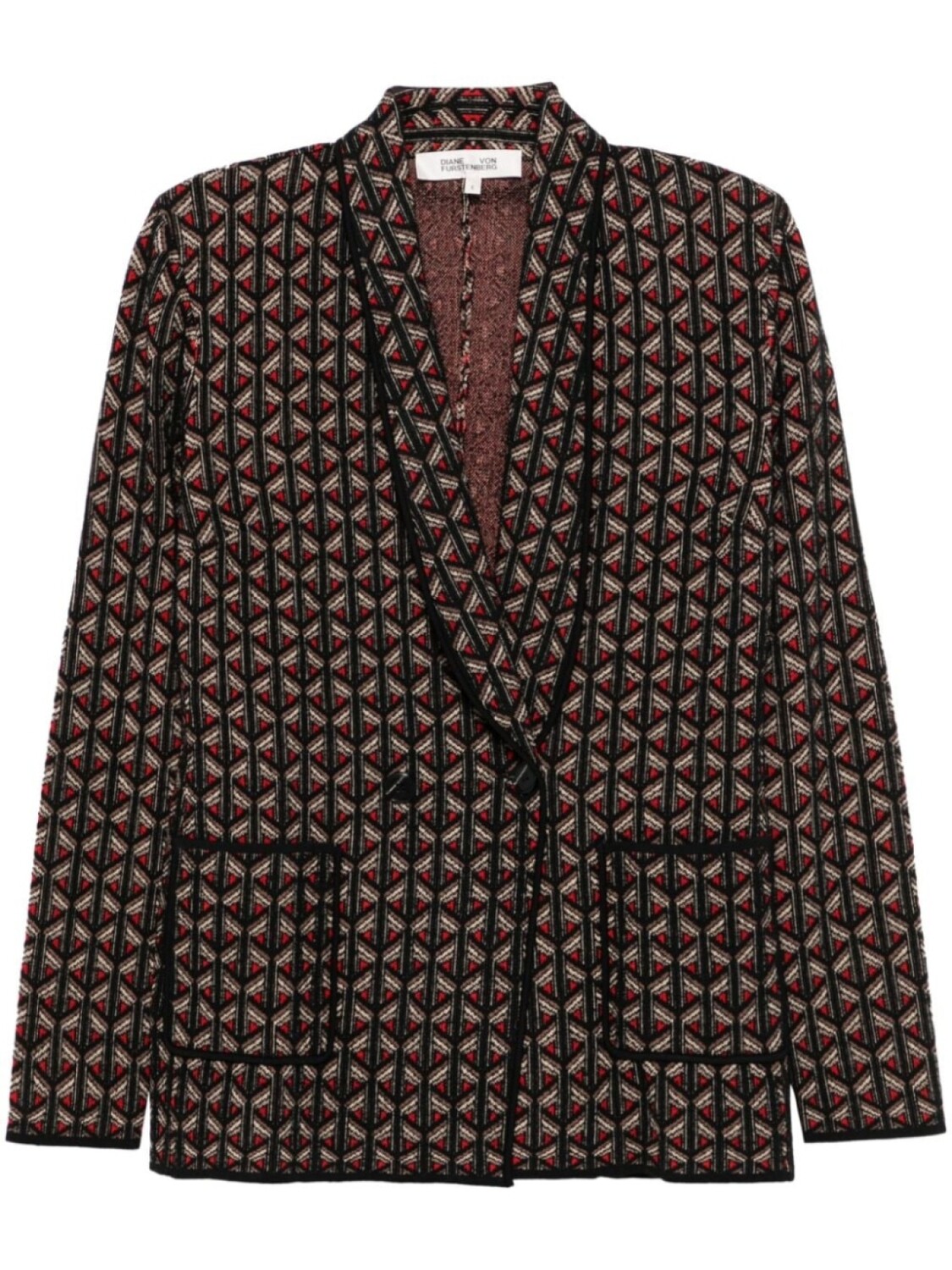

DVF Diane von Furstenberg блейзер Trillian, черный