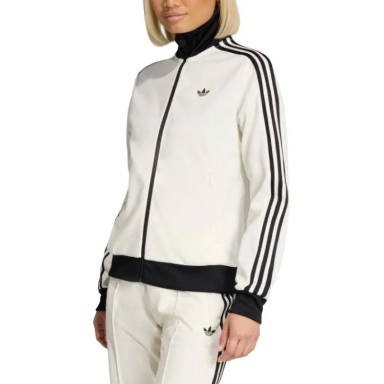Толстовка на молнии Classic Tt Adidas Originals, White — фото 3