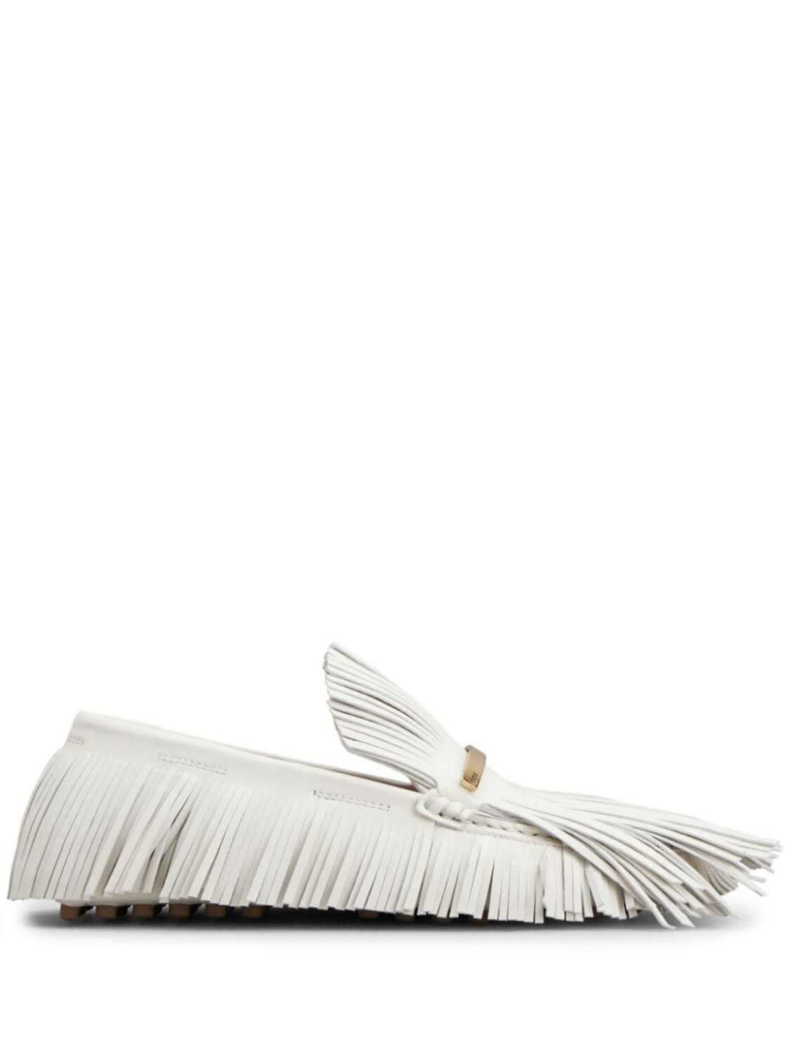 Tod's лоферы с логотипом, белый