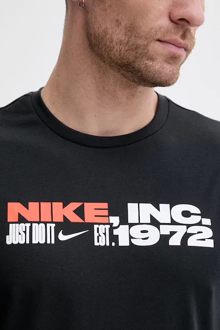 Футболка для плавания Dri-FIT Nike, черный — фото 4
