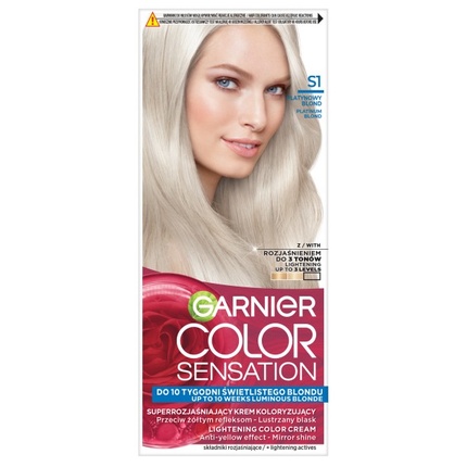

Крем-краска для волос Color Sensation S1 Платиновый блонд Garnier