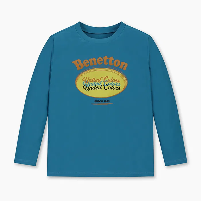 Детский универсальный рашгард синий от Benetton Kids